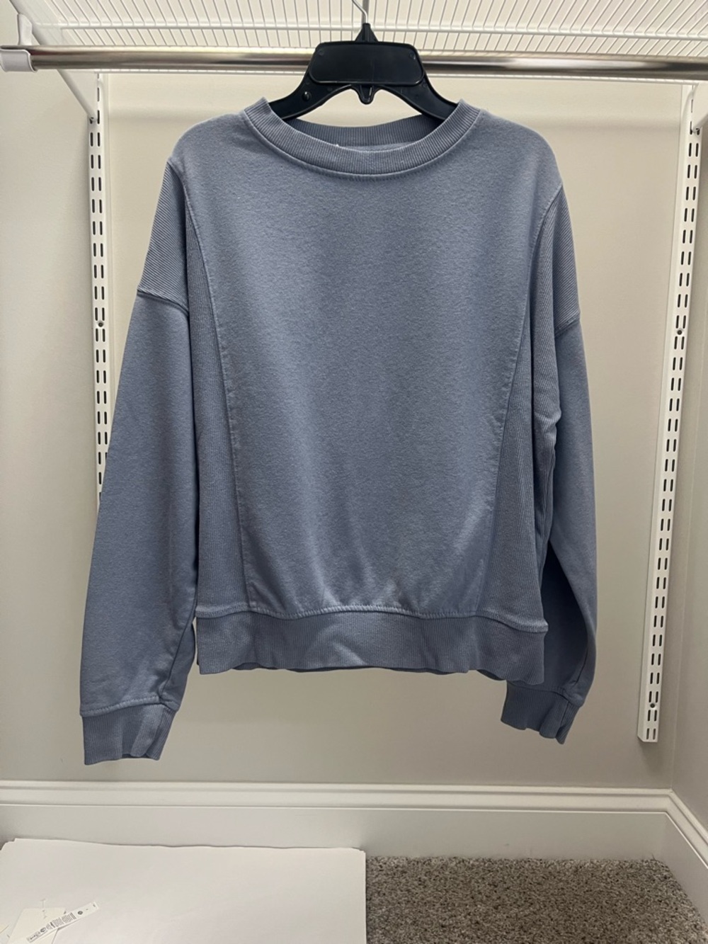 Pink Republic Girl’s Crewneck Sweatshirt in Dusty Blue